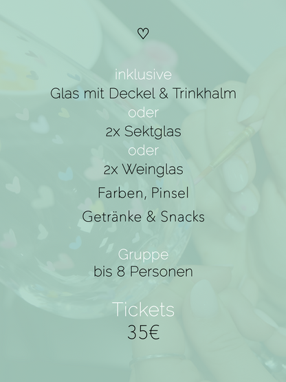 KreativWorkshop Glas bemalen 25.09.26 RHEINBERG