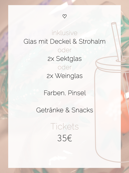 KreativWorkshop Glas bemalen 04.09.26
